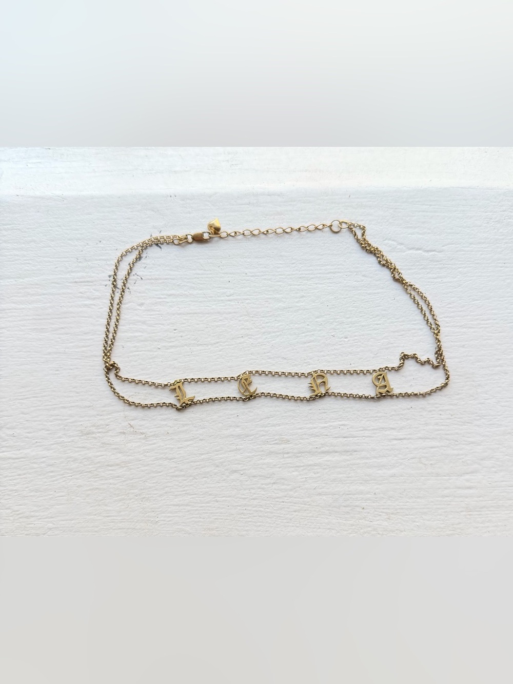 Lena gold plated necklace
